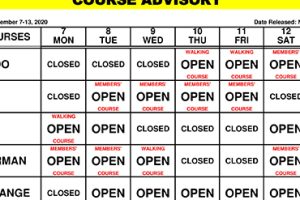 Course Advisory – December 7- 13, 2020-1