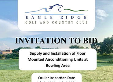 INVITATION BID (floor mounted ACU at bowling area)