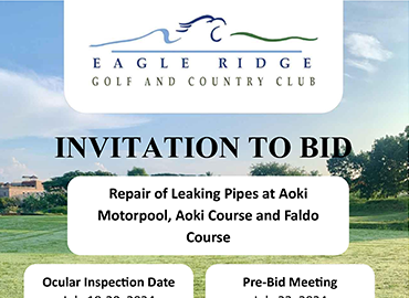 INVITATION TO BID (REPAIR OF leaking pipes)